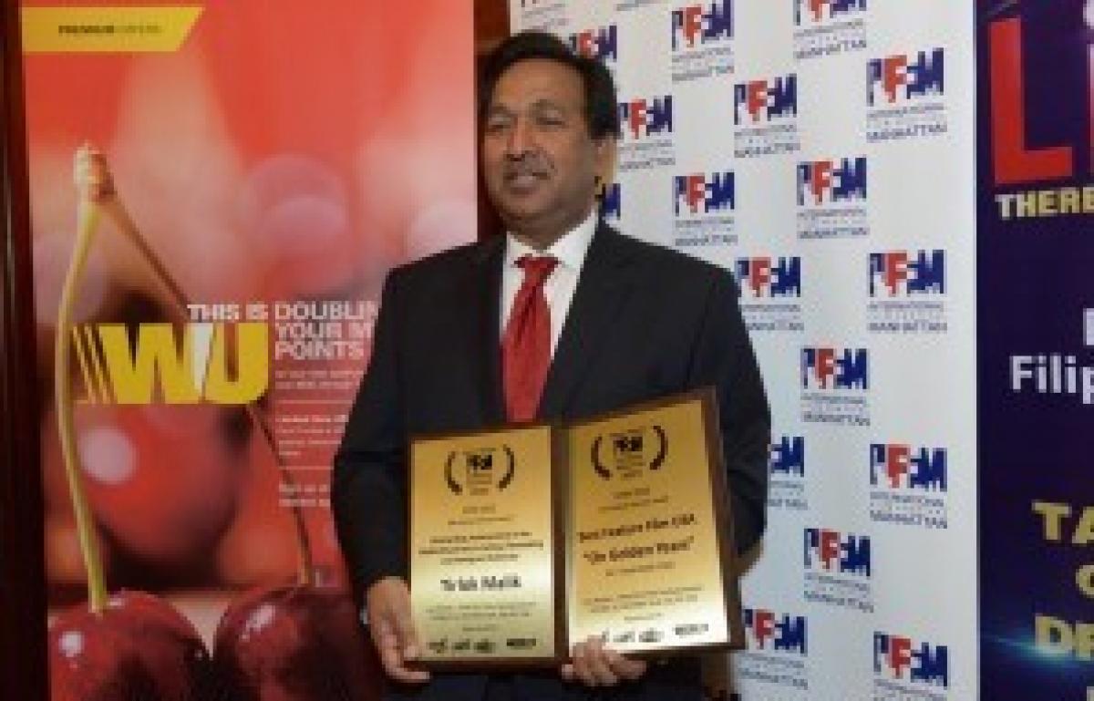Best feature film award for Indian American filmmaker